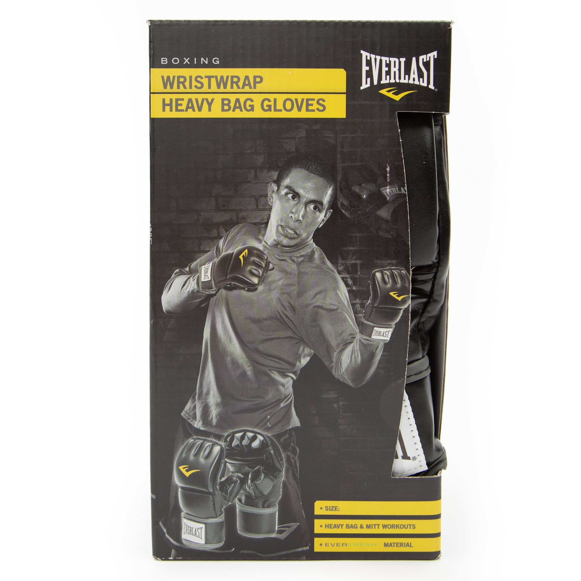 Premium Black Wrist Wrap Heavy Bag Gloves 