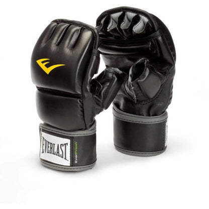 Premium Black Wrist Wrap Heavy Bag Gloves 